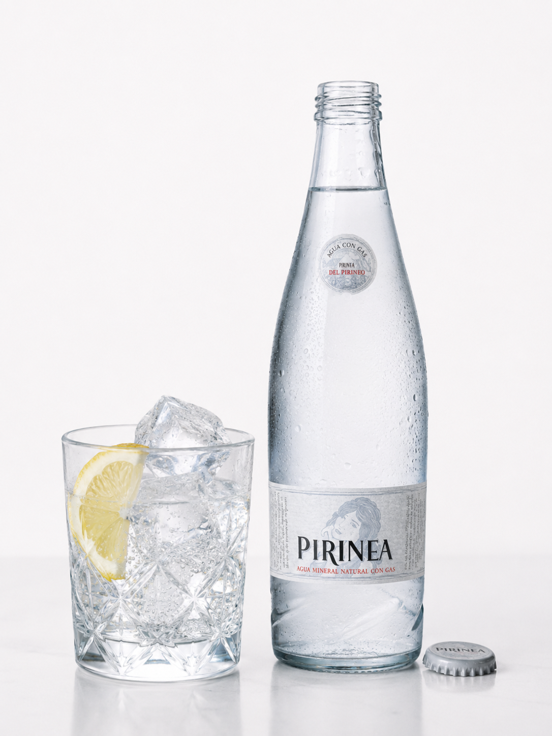 Agua 50 cl con gas 33 cl