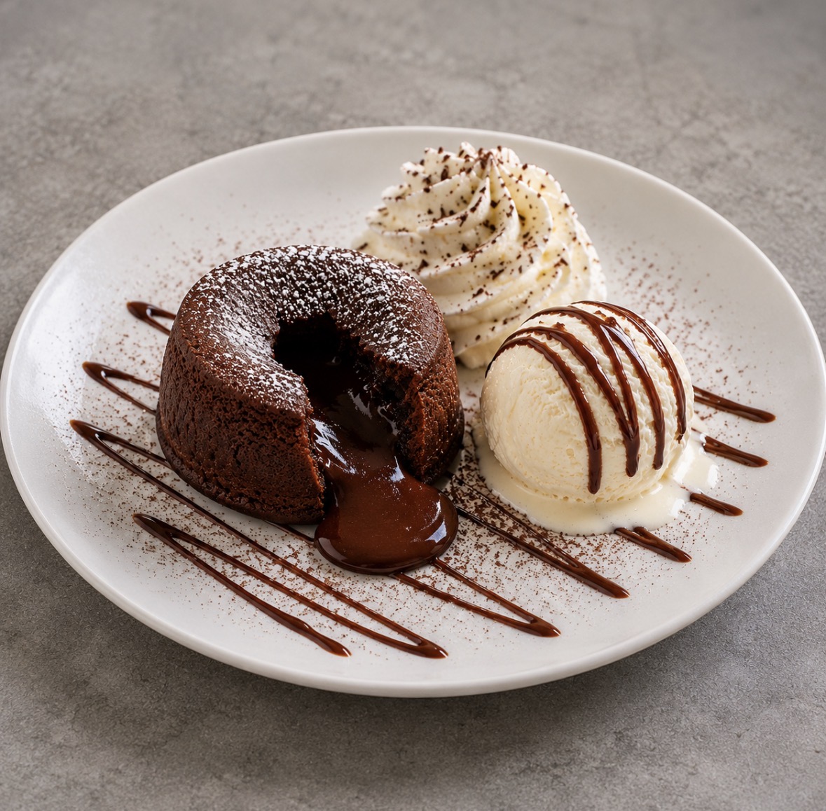 Coulant con helado a elegir